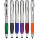 Customized Trio Stylus Pen with LED Light