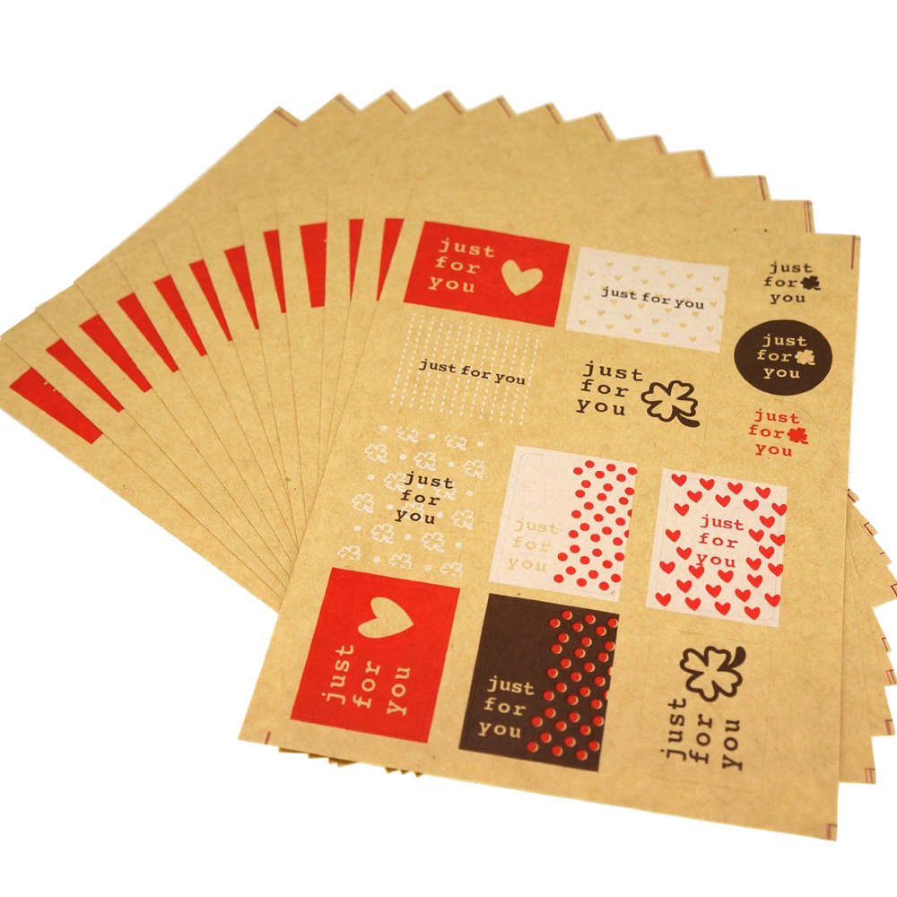Just for You Sticker for Gift Wrapping 130 Stickers Great for Card making Home Baking
