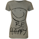 Women's Be Happy Smiley Face Top