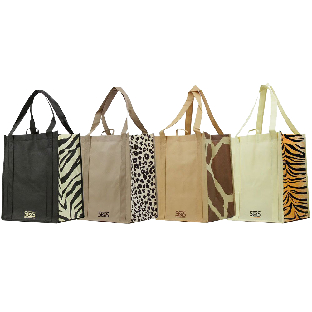 Graphic Pattern Prints Reinforced Bags